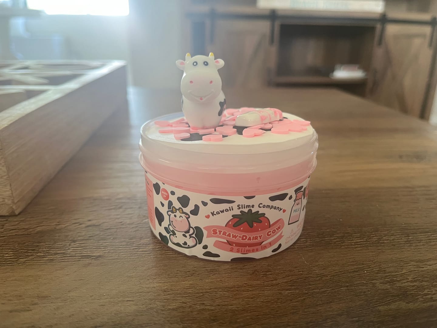 Customer photo review of Straw-Dairy Cow 2 Slimes in 1