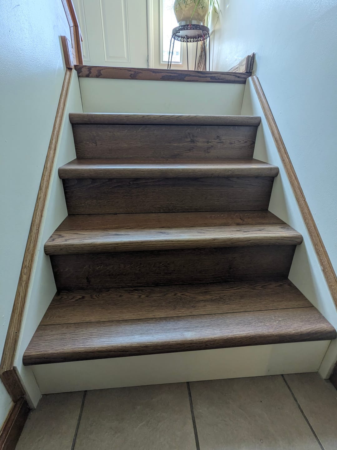 Customer photo review of Lexington Oak Stair Tread