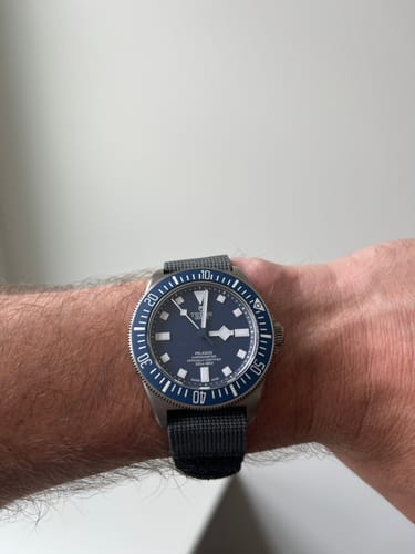 Customer photo review of Glomar Explorer - Hook And Loop Watch Strap