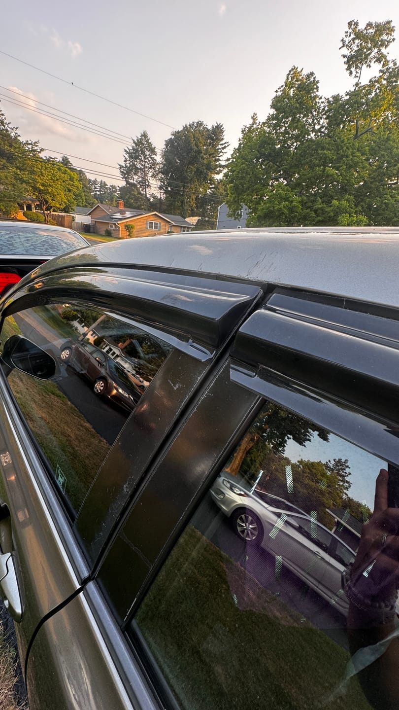Customer photo review of 2006-11 Honda Civic Sedan Window Visors Wind Deflectors Rain Guards