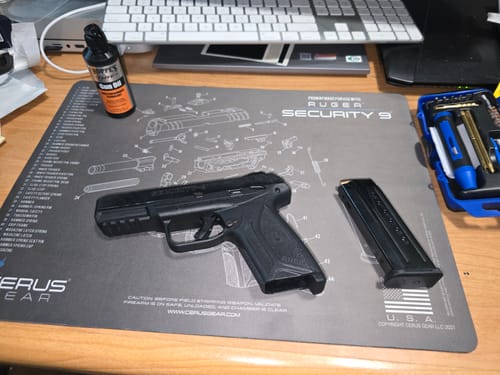 Customer photo review of Ruger Security 9® Schematic Handgun Mat