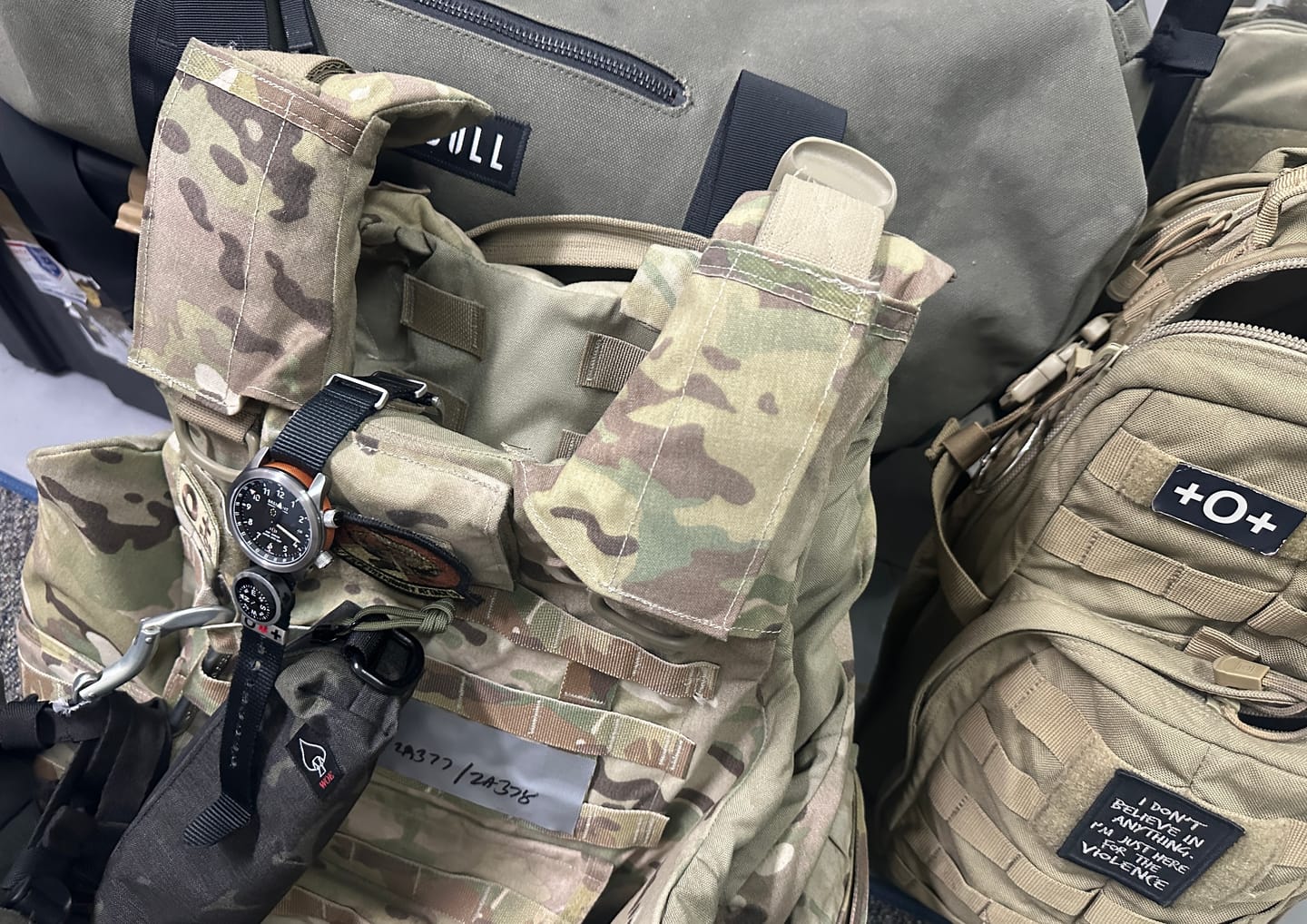 Customer photo review of W.O.E. X-Pac Strap Pouch - AVAILABLE NOW