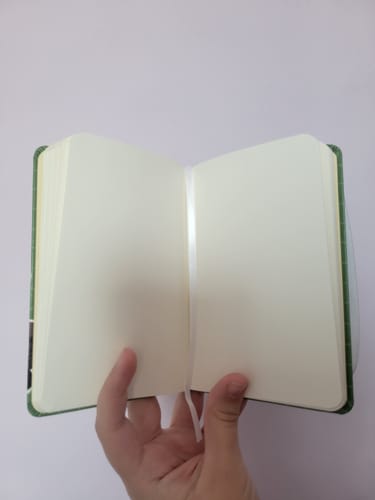 Customer photo review of Autumn Pumpkin Head Small Sketchbook
