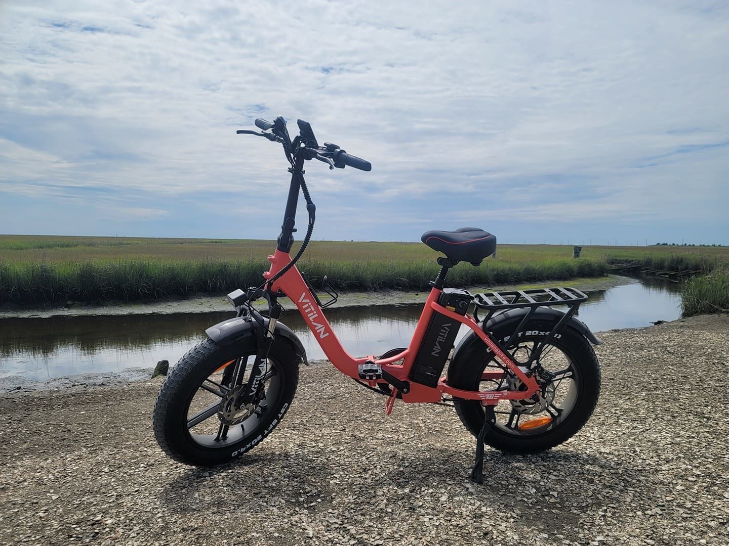 Customer photo review of U7 Step-thru Foldable Fat Tire Electric Bike