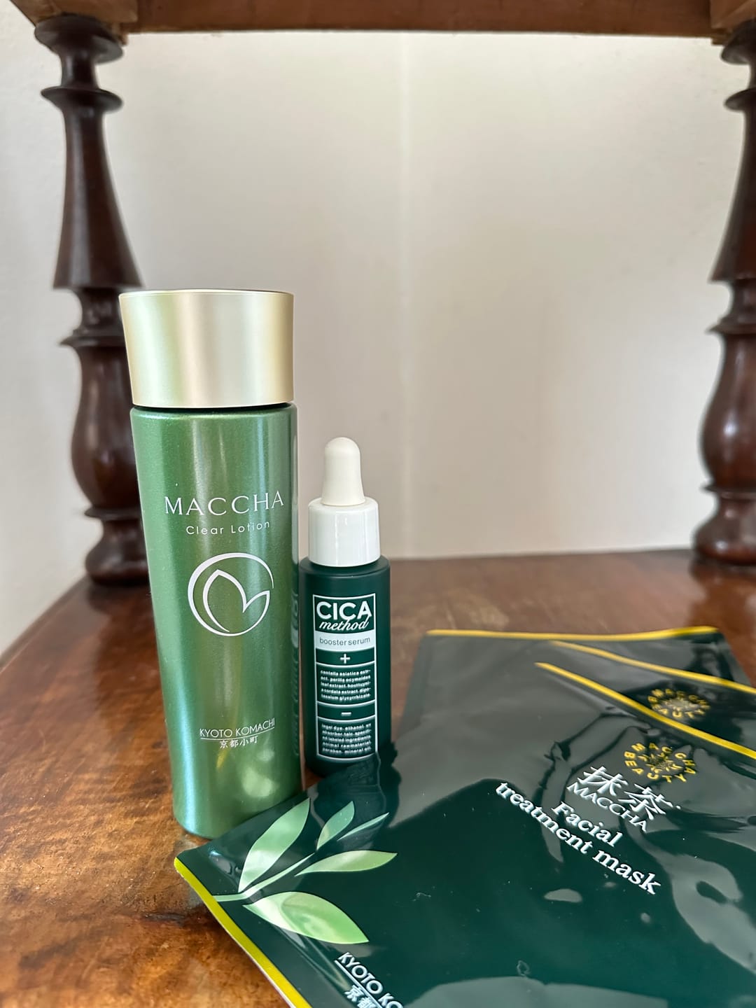Customer photo review of KYOTO KOMACHI MACCHA Beauty Clear Lotion