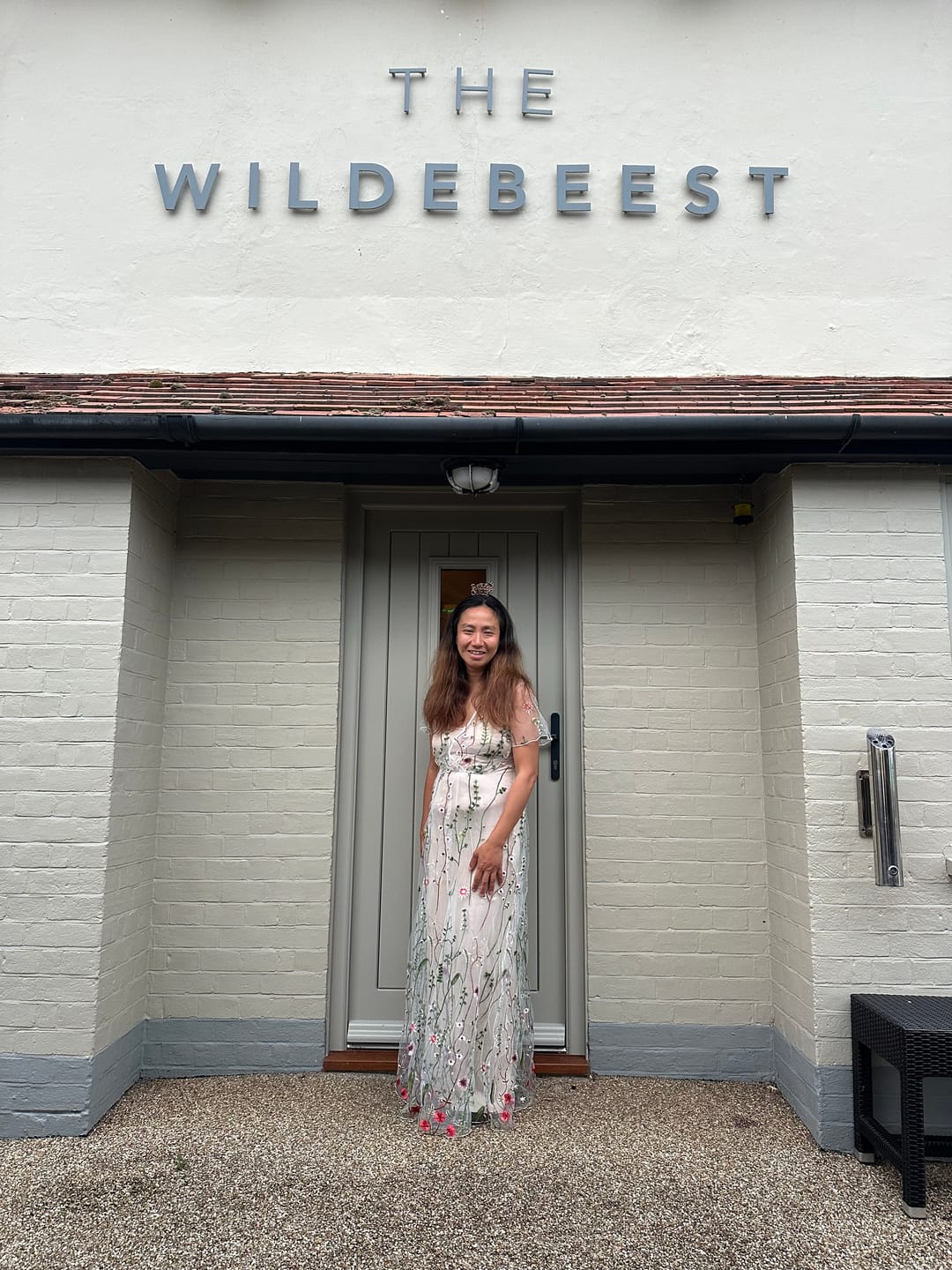 Customer photo review of Garden Lace Maxi Dress (Women)