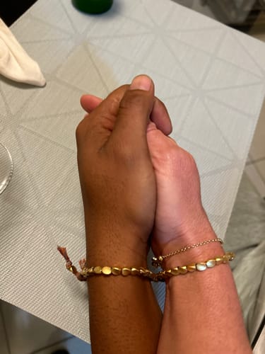 Customer photo review of Tibetan Bracelet of Fortune