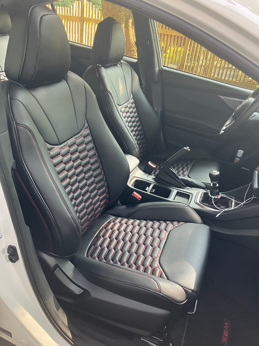 Customer photo review of 2022+ Subaru WRX Premium Custom Seat Covers