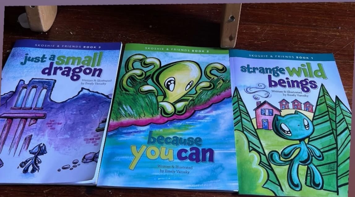 Customer photo review of Book 1: "Strange Wild Beings" (signed)