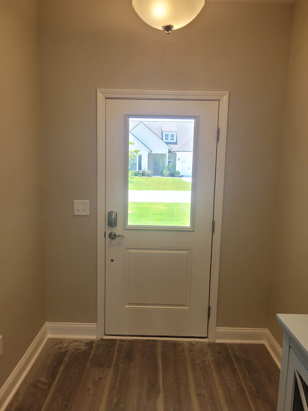 Customer photo review of Clear 1 Lite Glass and Frame Kit (Half Lite)