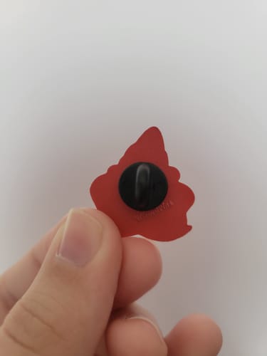 Customer photo review of Cute Lil Clown Enamel Pins