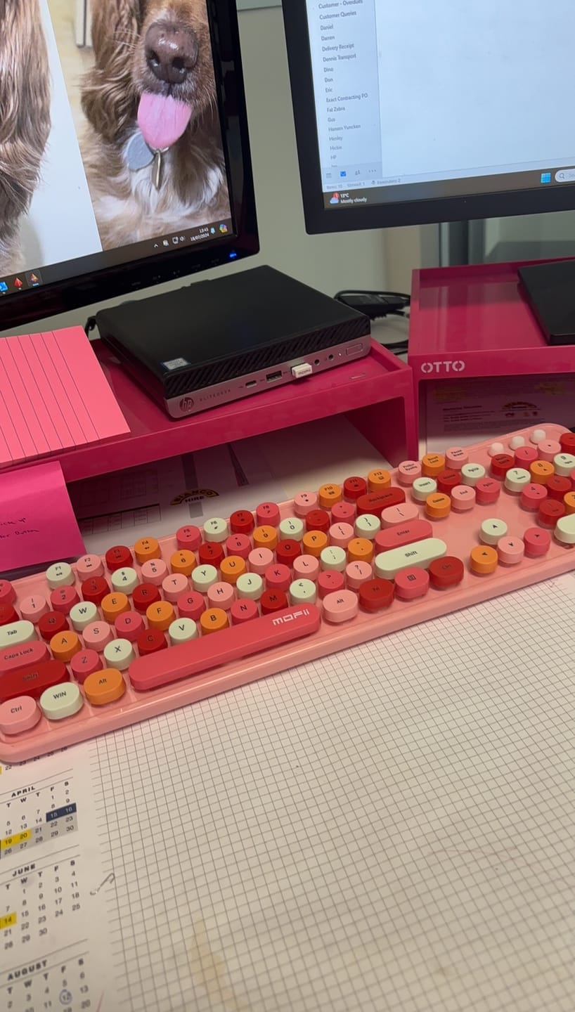 Customer photo review of Mofii Wireless Keyboard and Mouse Combo