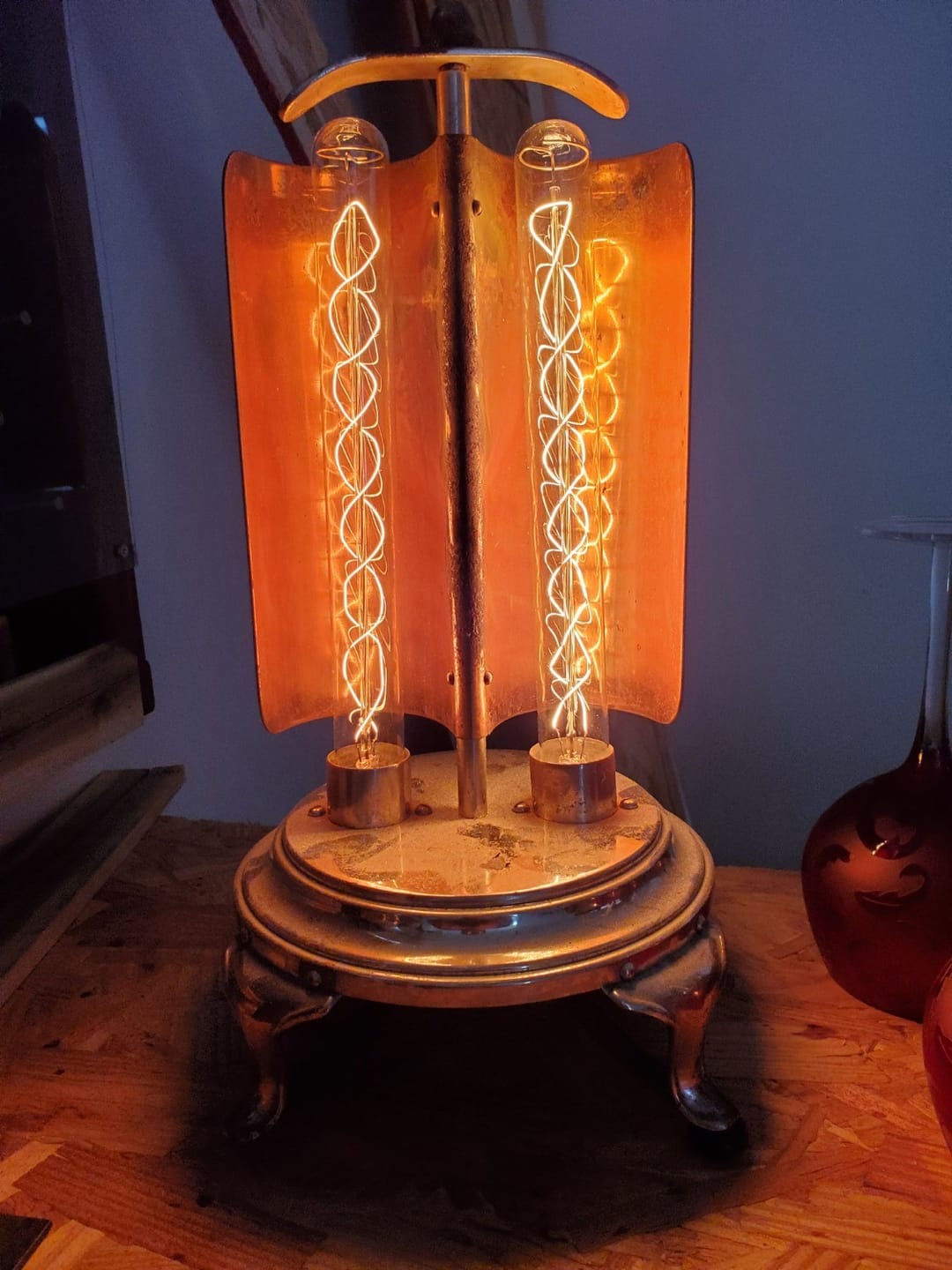 Customer photo review of Beacon Tube Vintage Bulb - 40 Watt - 11.75 in. Length - Clear