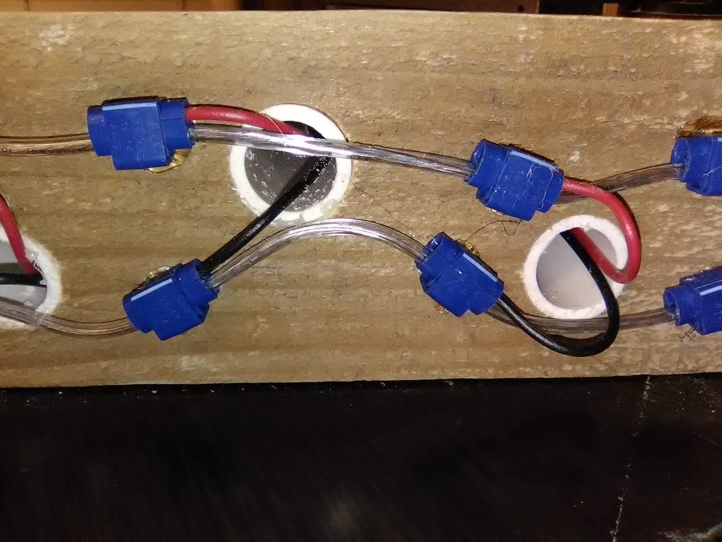 Customer photo review of Candelabra Base Pigtail Light Socket with 24" Leads