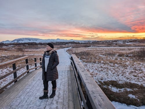 Customer photo review of Black Duck Down Midi Puffer Coat