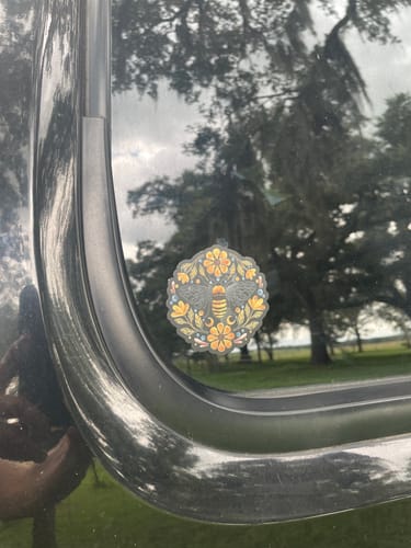 Customer photo review of Horse Constellation and Floral Sticker