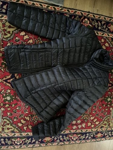 Customer photo review of Black Duck Down Puffer Jacket