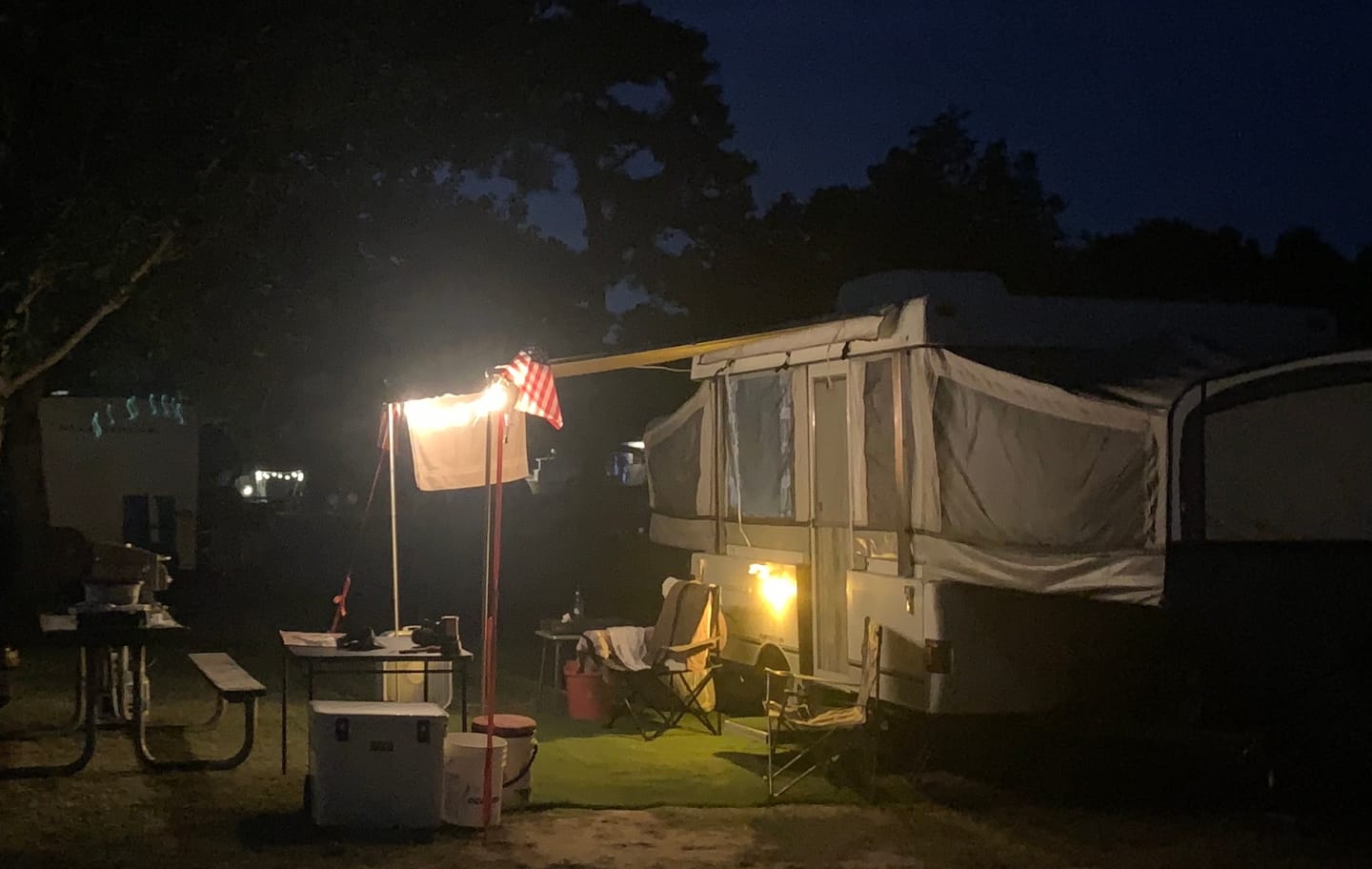 Customer photo review of Amber Porch Lamp Lens