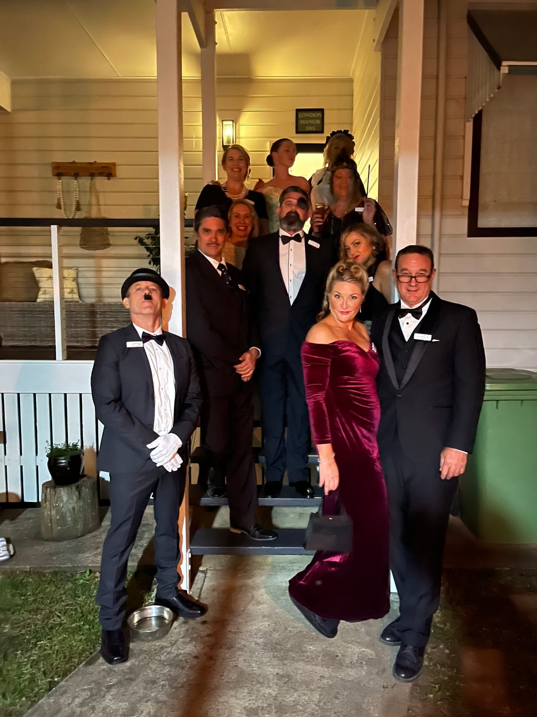 Customer photo review of 1940s Murder Mystery Host Your Own Game Kit