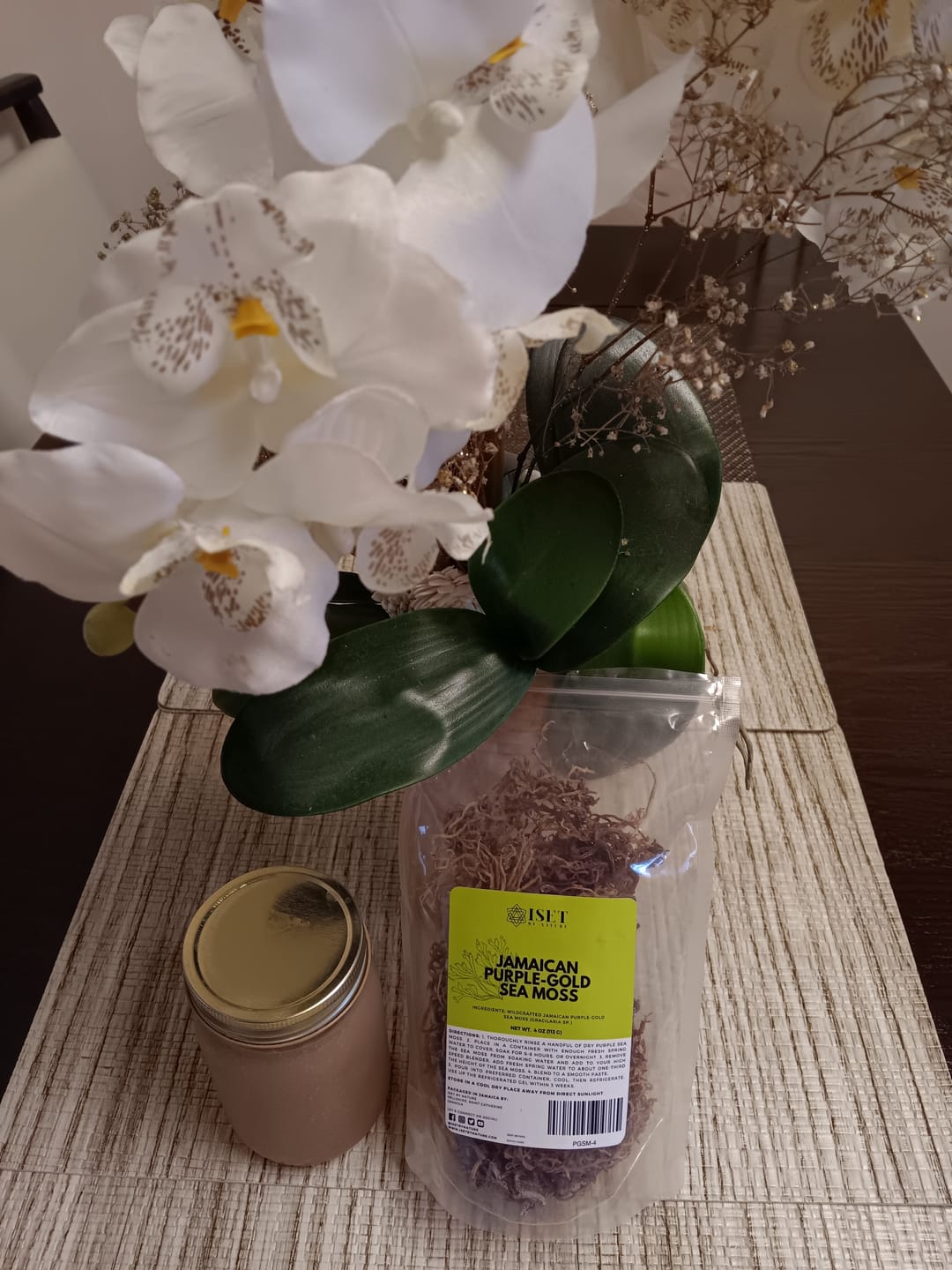 Customer photo review of Jamaican Purple Gold Irish Sea Moss (Raw, Wildcrafted)
