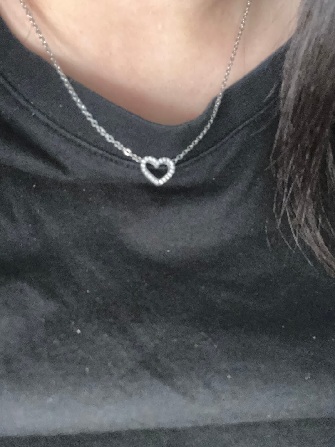 Customer photo review of Shine Heart Halskette | 18K vergoldet