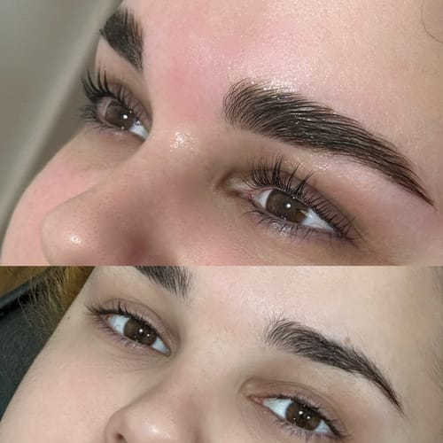 Customer photo review of BOO- Pure Care Lash & Brow Lift Pack