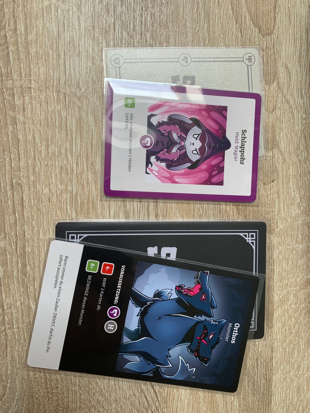 Customer photo review of Here to Slay: 2 Expansions Bundle Card Sleeve Kit