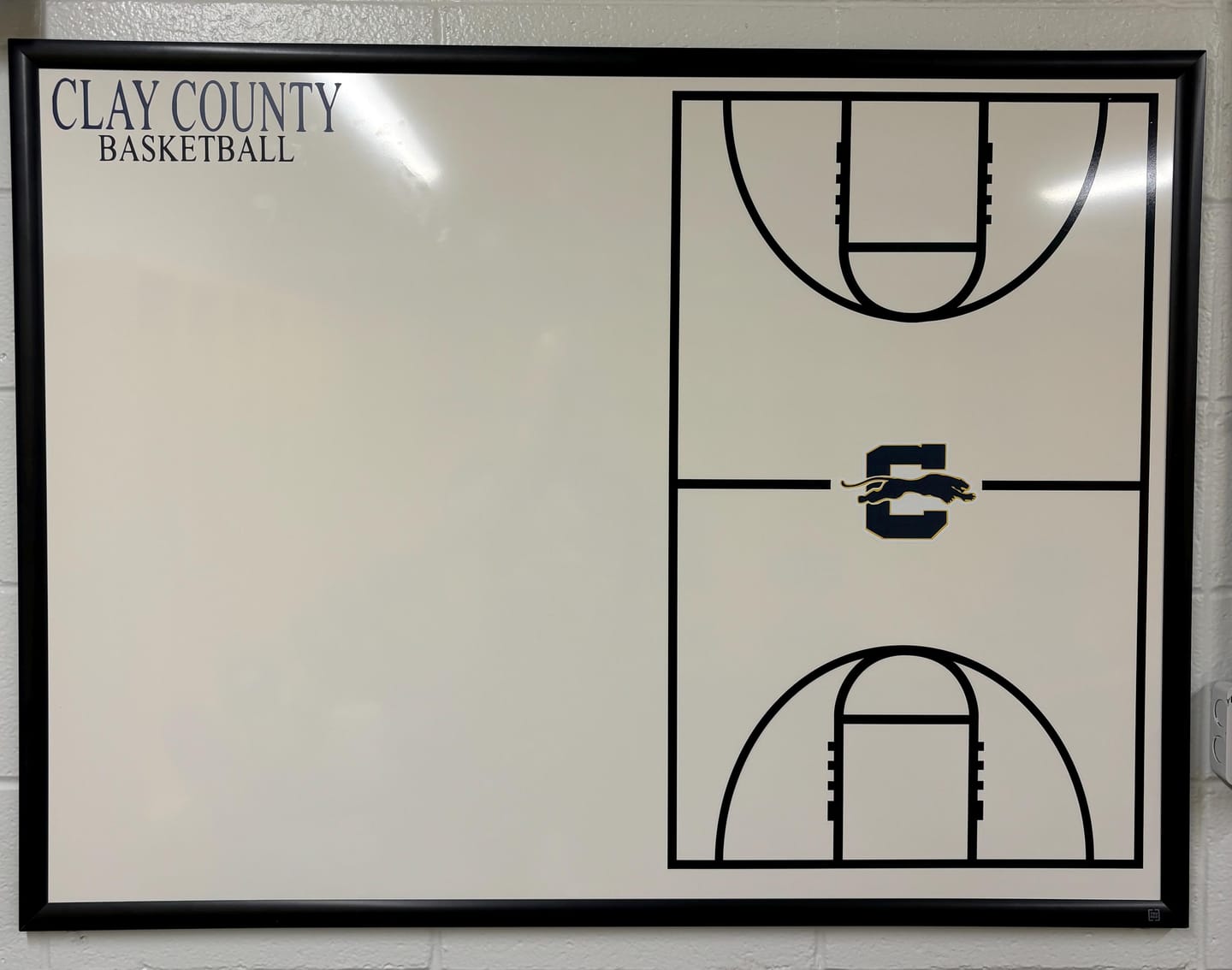 Customer photo review of Basketball Court Wall Decal Sticker. #1320