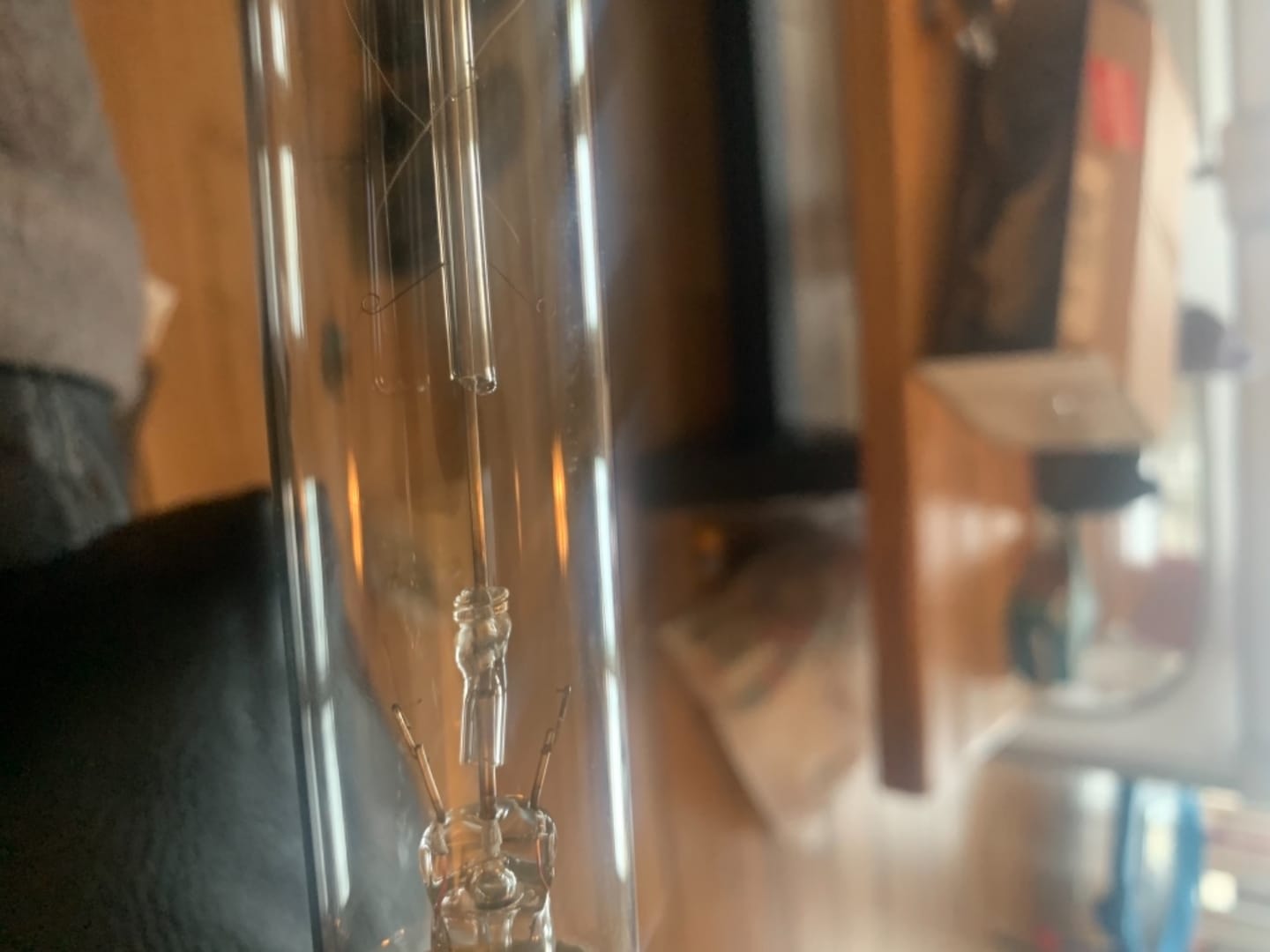 Customer photo review of Beacon Tube Vintage Bulb - 40 Watt - 11.75 in. Length - Clear