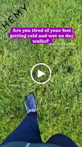 Customer photo review of HEMY Crew Waterproof Socks - Limited Edition - Pre-Order