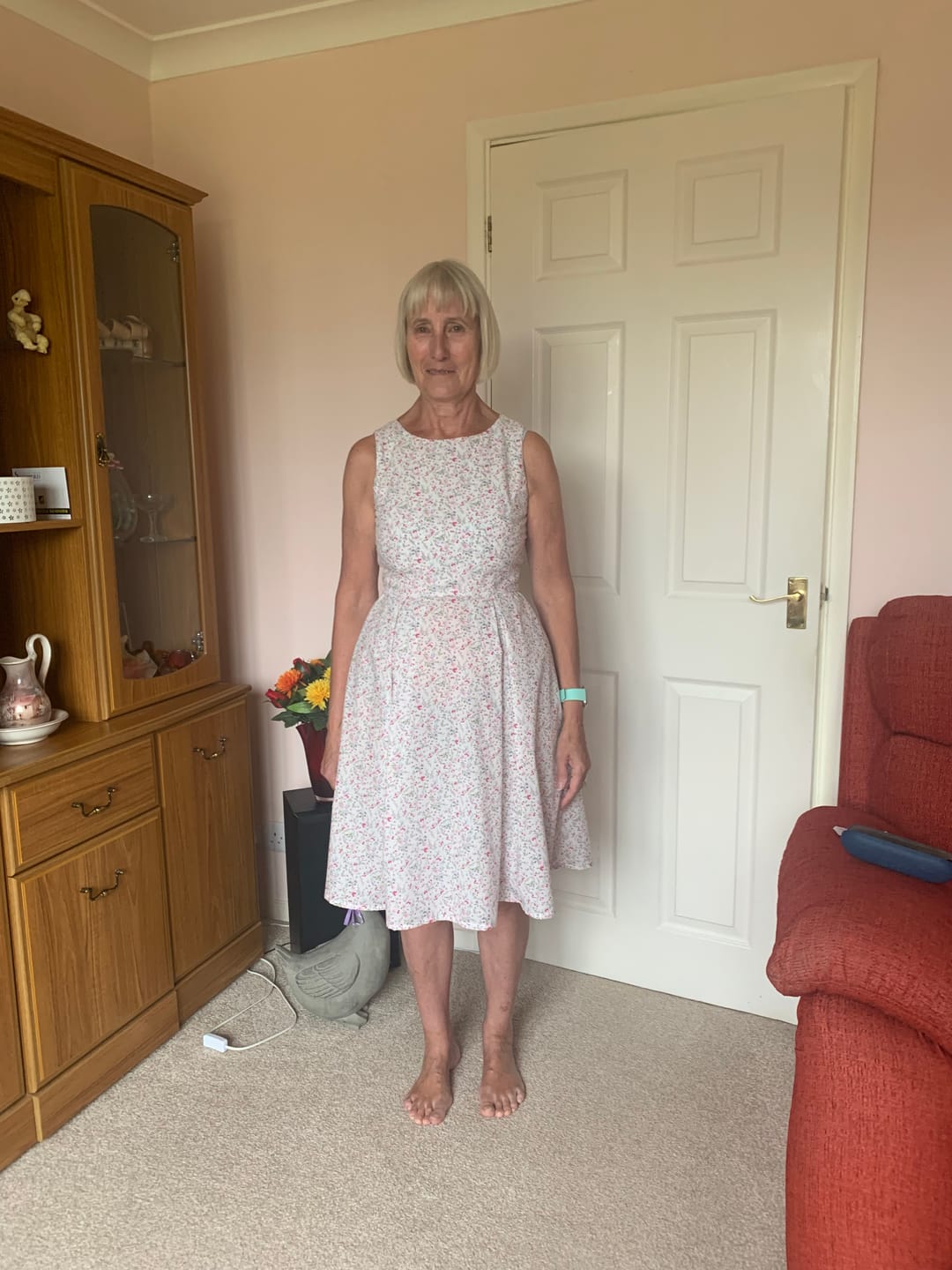 Customer photo review of Floral Field Polycotton Fabric