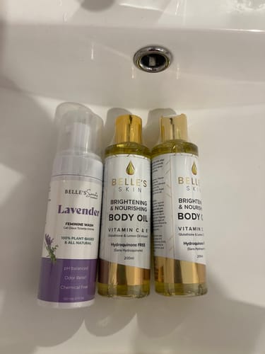 Customer photo review of Huile BELLE'S SKIN