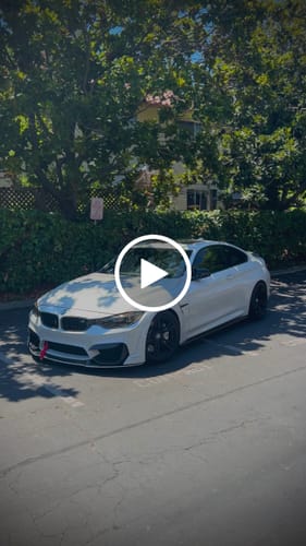 Customer video review of Fits 2015-2020 BMW M3 F80 M4 F83 F82 Matte Black Front Side Winglets
