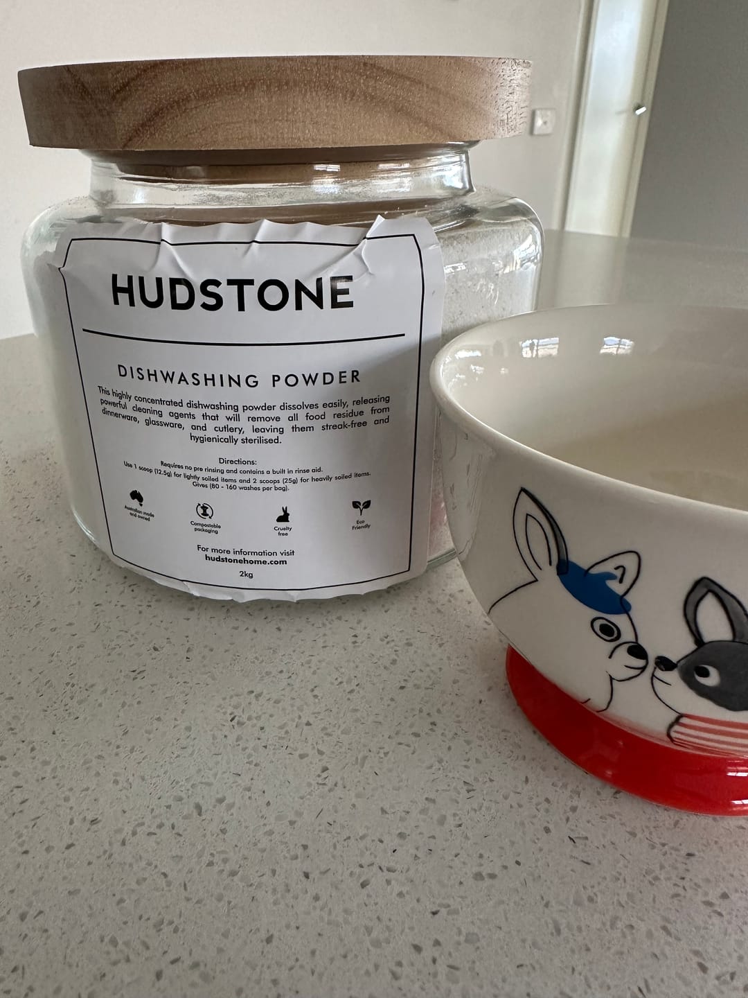 Customer photo review of Hudstone Powder Pack (Free Shipping - Scoops included)