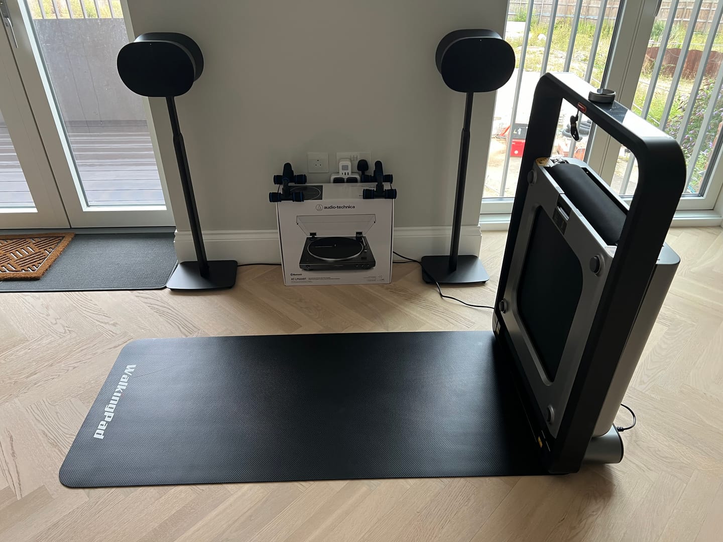Customer photo review of Non-slip WalkingPad Fitness Equipment Treadmill Floor Mat