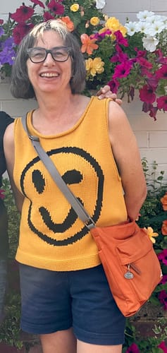 Customer photo review of Old Skool Cotton Tank Top - Yellow