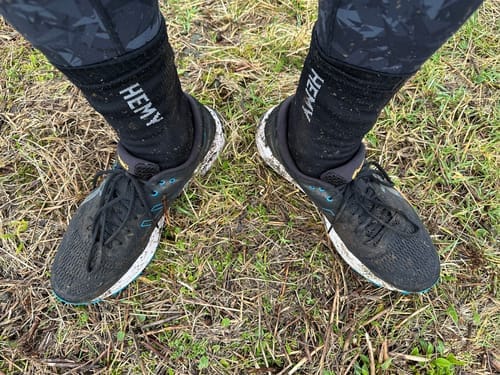 Customer photo review of HEMY Crew Waterproof Socks - Limited Edition - Pre-Order