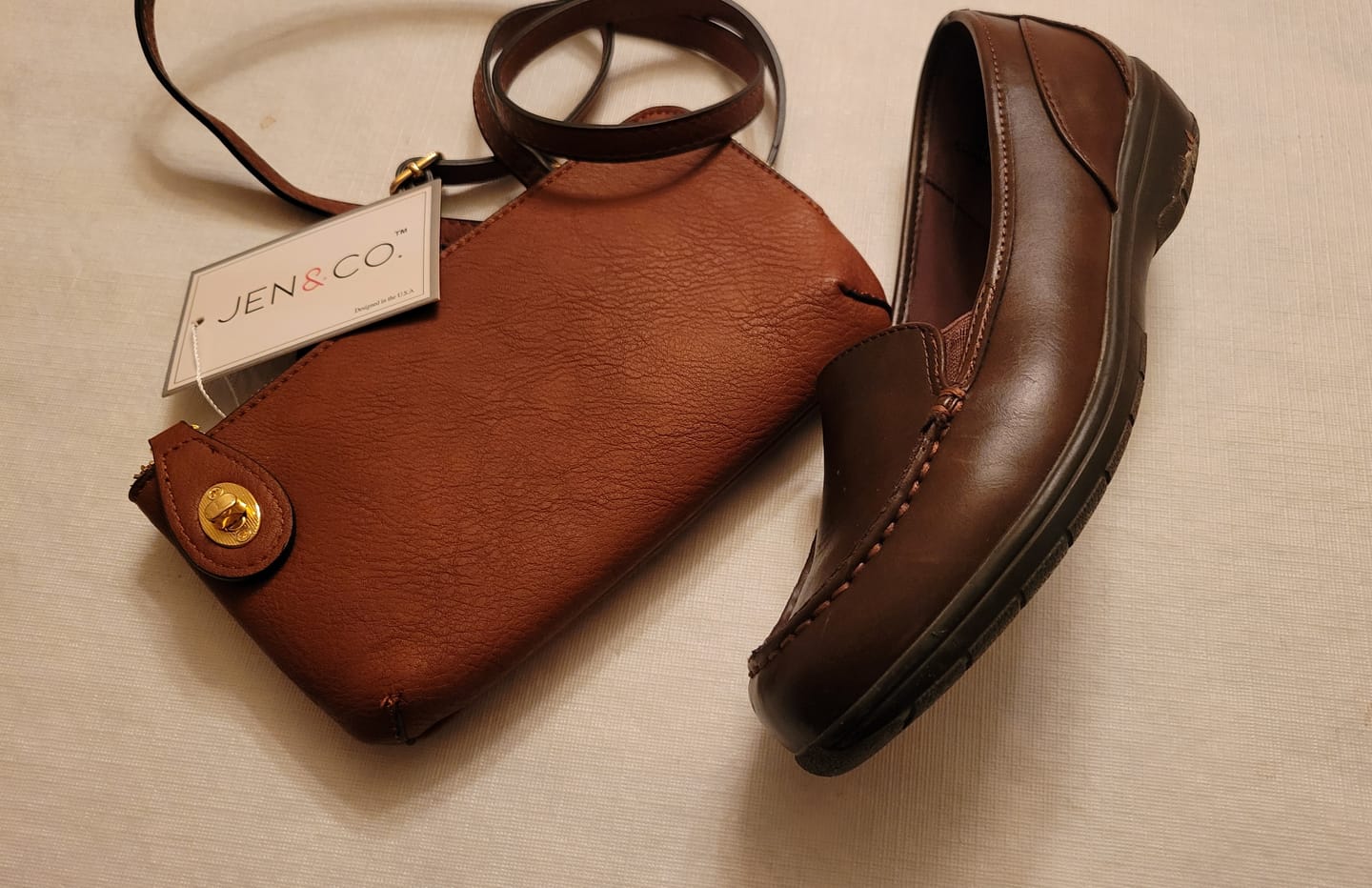 Customer photo review of Kendall Vegan Crossbody