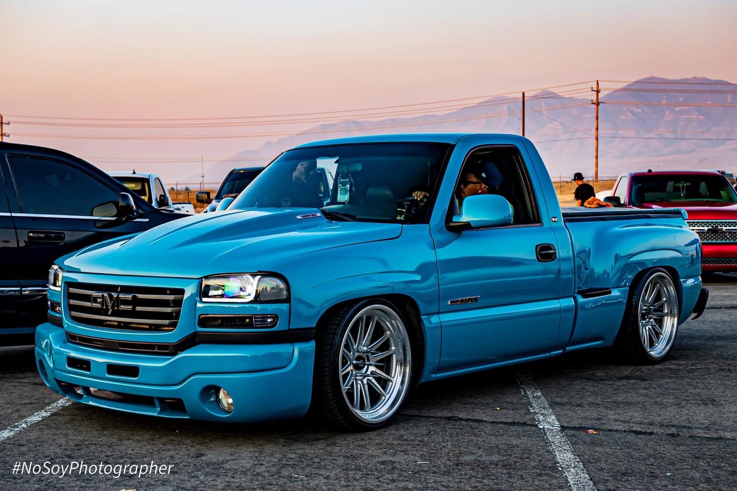 Customer photo review of High Glossy Miami Blue Vinyl Wrap
