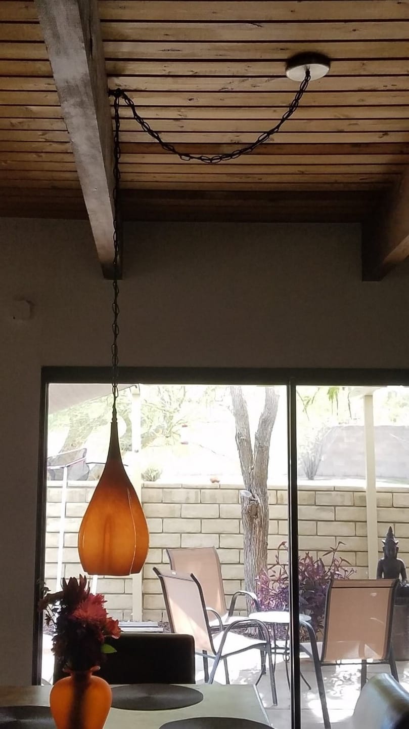 Customer photo review of Pendant Black Round 3 Conductor Cord- Per ft.