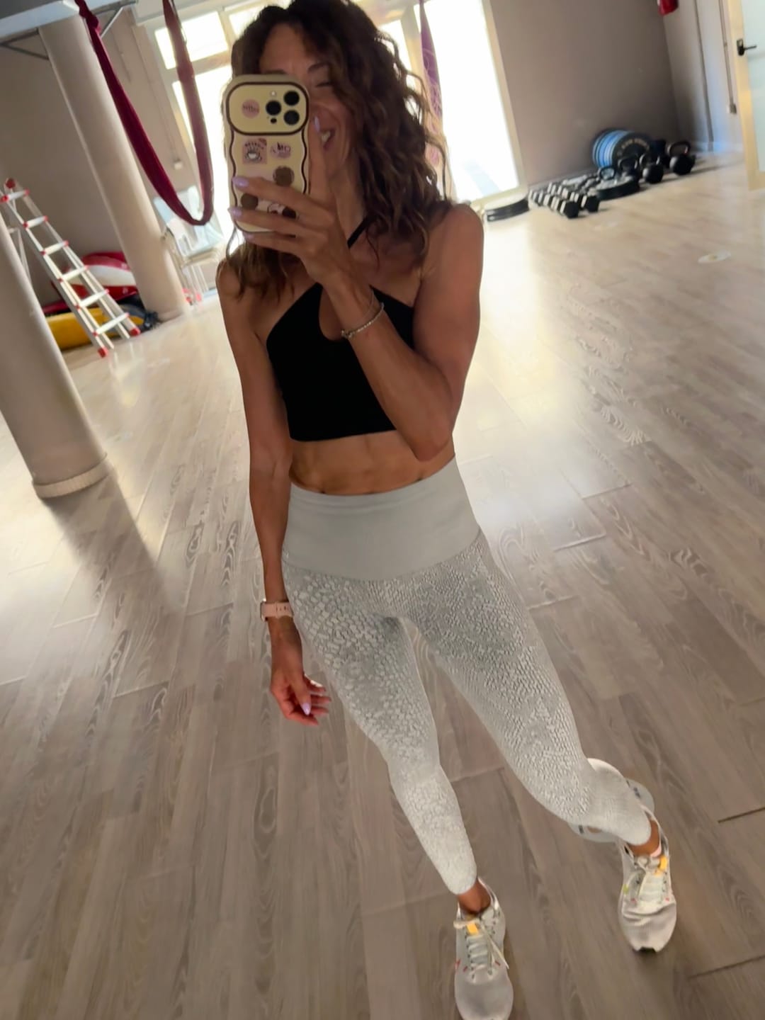 Customer photo review of Leggings Jungle Pitone Ghiaccio