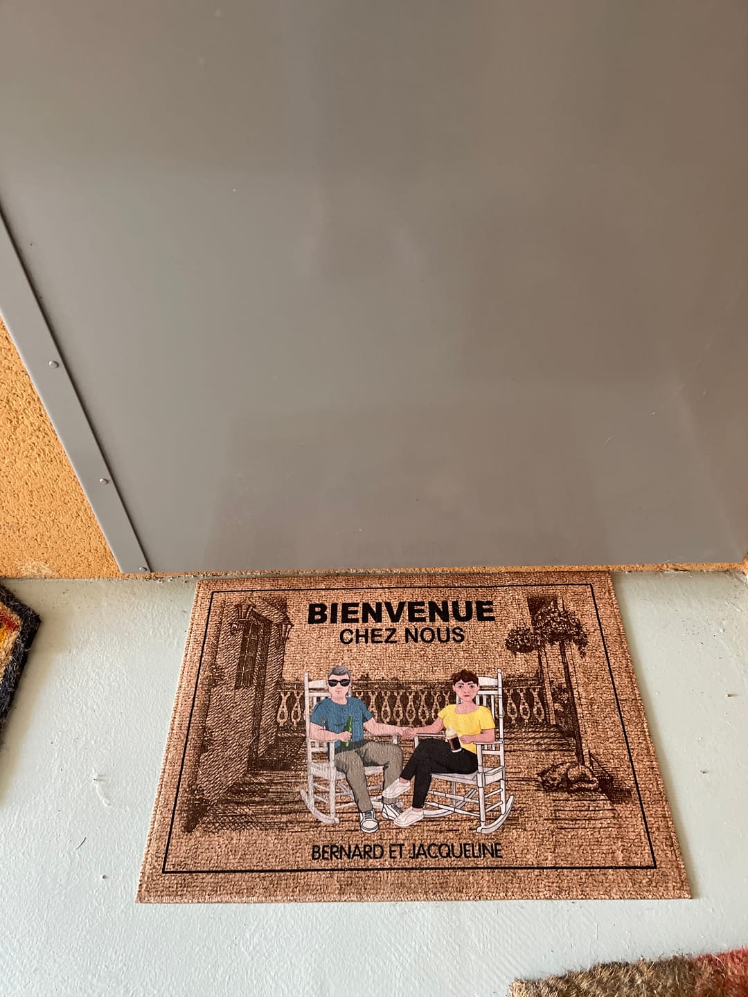 Customer photo review of Chez nous - Couple-Paillasson