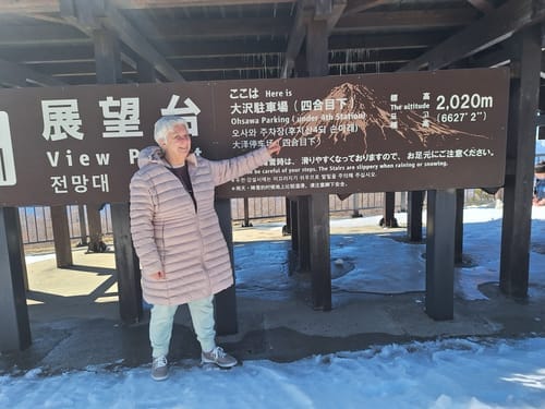Customer photo review of Sage Duck Down Midi Puffer Coat