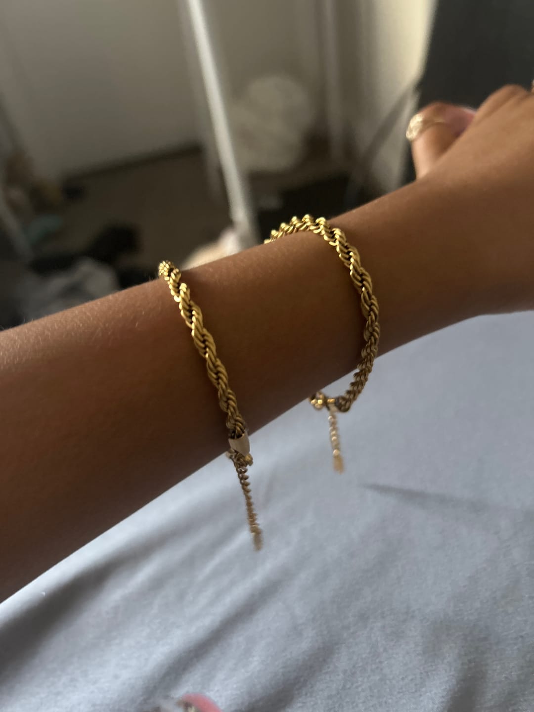 Customer photo review of Rope Chain Bracelet - 4mm