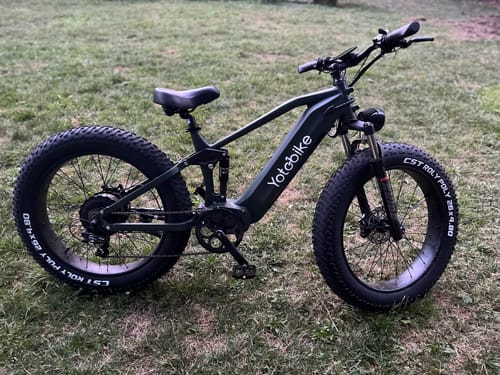 Customer photo review of Yoto Leopard Pro+ Fat Tire Full Suspension Ebike - New Upgrade