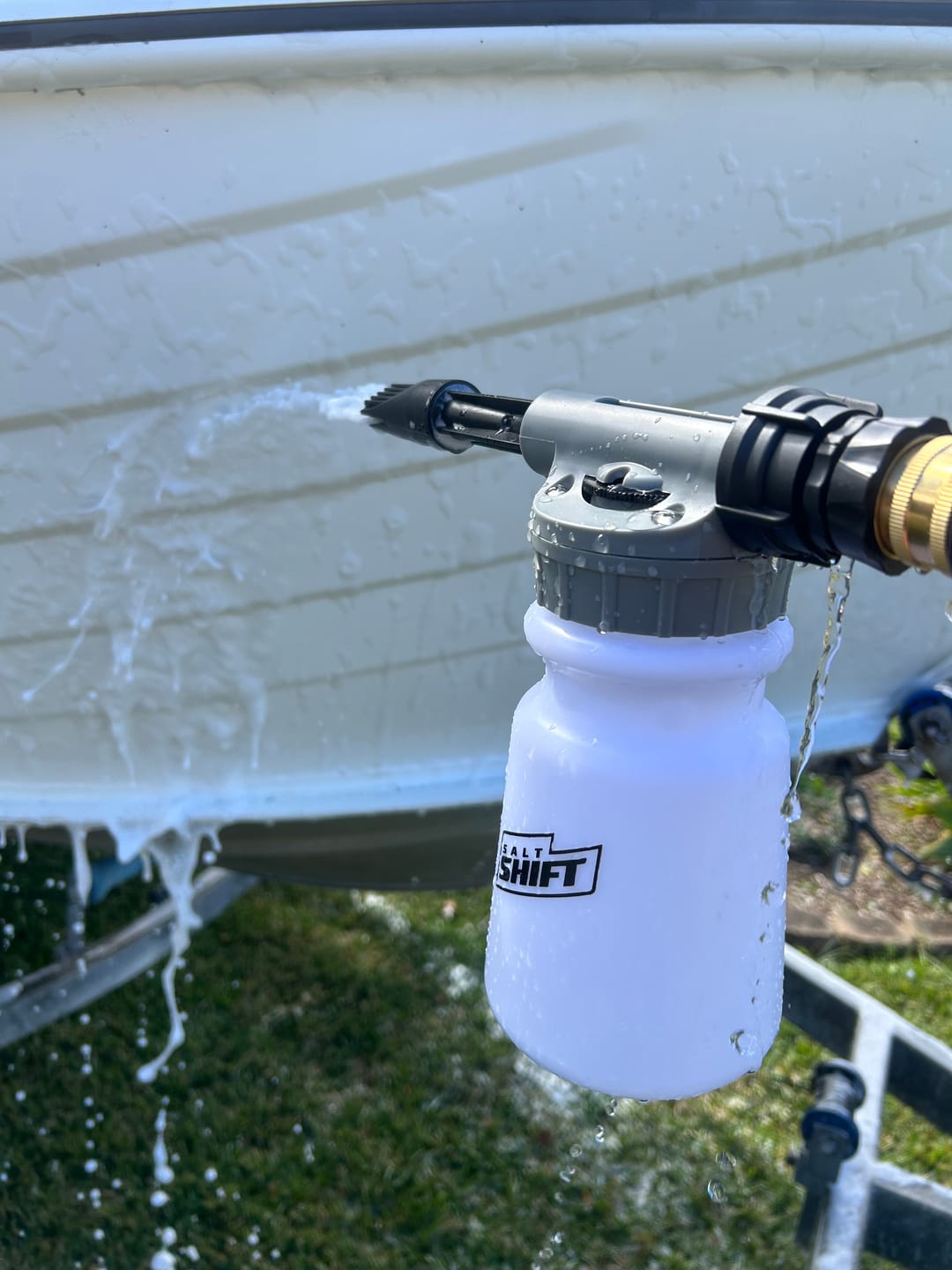 Customer photo review of Salt Shift Snow Foam Gun