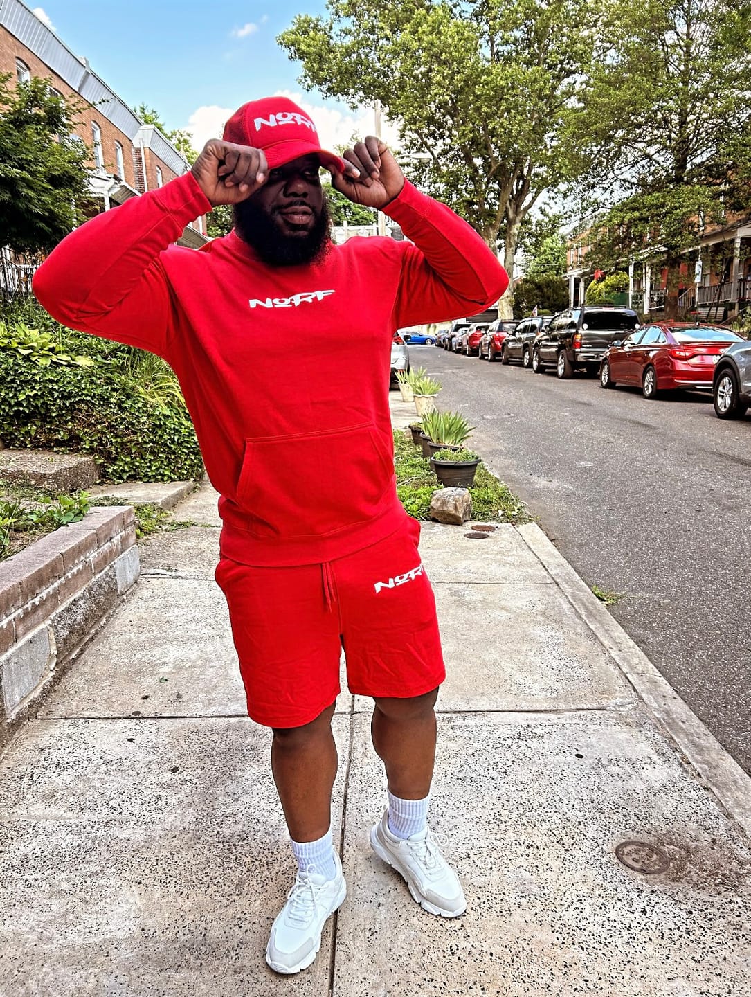 Customer photo review of 2615 Unisex French Terry Crewneck Sweatshirt with Pocket 8.25 Oz*