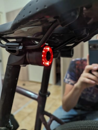 Customer photo review of Feu arrière pour Vélo LED Colorly™ - 21,99€