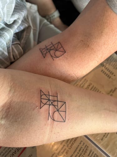 Customer photo review of Joined Custom Logos