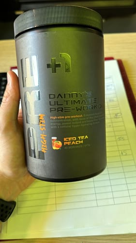 Customer photo review of +1© Danny's Ultimate Pre Workout High-stim (520g)